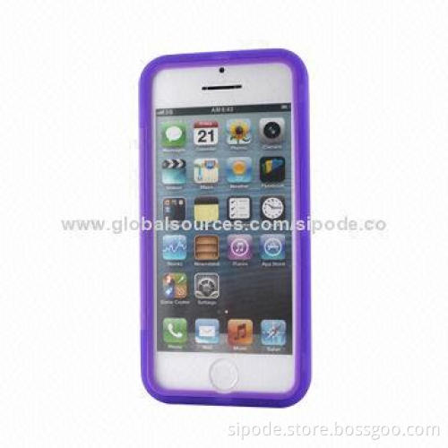 Unique TPU case for iPhone 5C with touchscreen protector